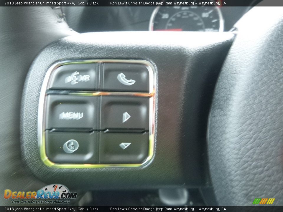 2018 Jeep Wrangler Unlimited Sport 4x4 Gobi / Black Photo #18