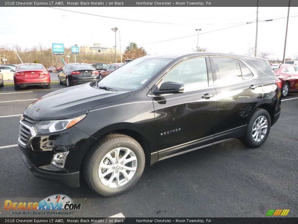 2018 Chevrolet Equinox LT AWD Mosaic Black Metallic / Jet Black Photo #1