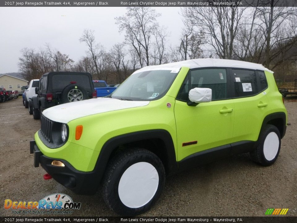 2017 Jeep Renegade Trailhawk 4x4 Hypergreen / Black Photo #1