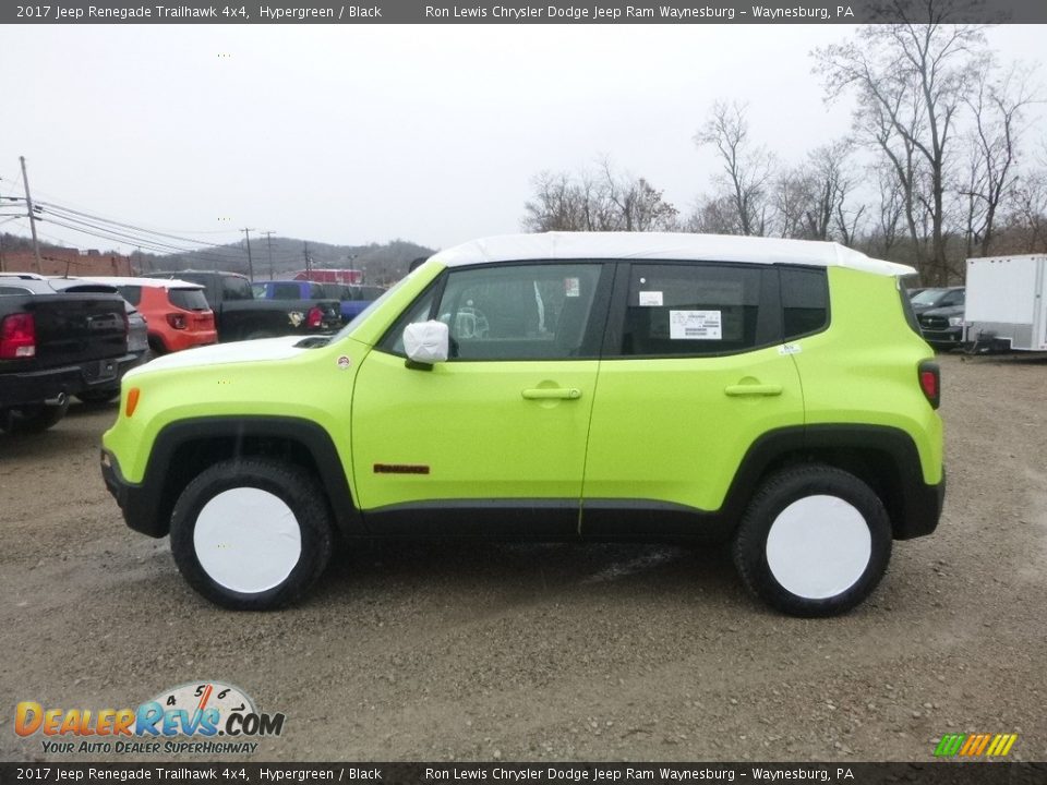 2017 Jeep Renegade Trailhawk 4x4 Hypergreen / Black Photo #2