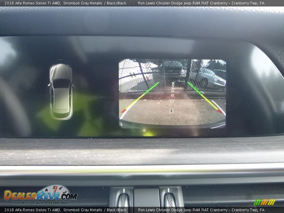2018 Alfa Romeo Stelvio Ti AWD Stromboli Gray Metallic / Black/Black Photo #24