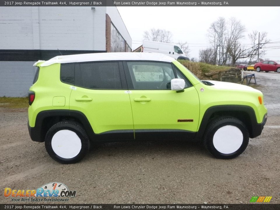 2017 Jeep Renegade Trailhawk 4x4 Hypergreen / Black Photo #6