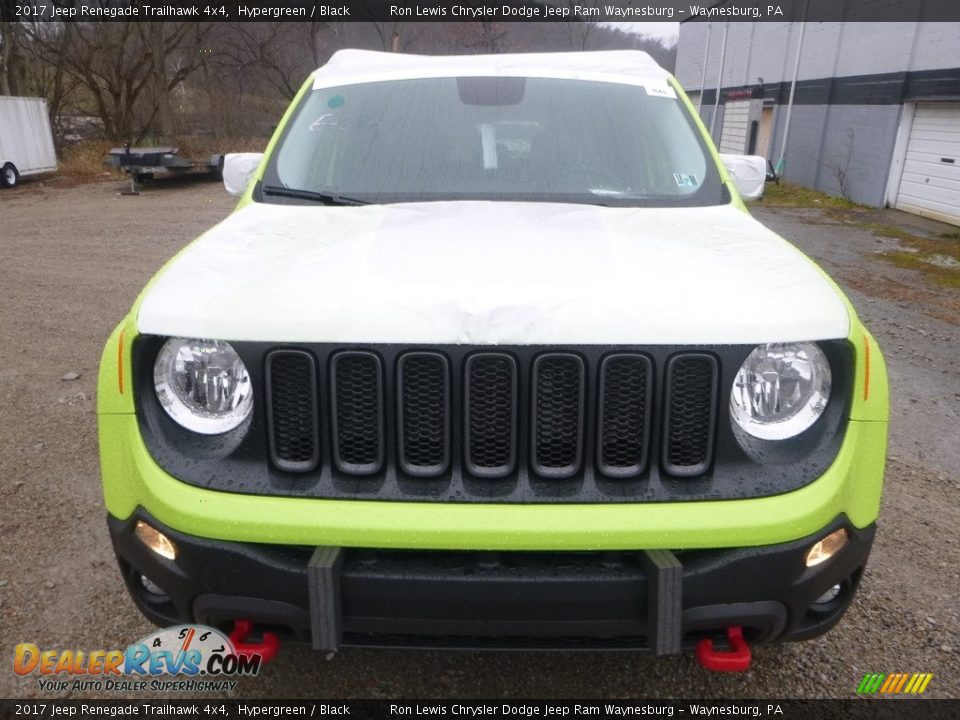 2017 Jeep Renegade Trailhawk 4x4 Hypergreen / Black Photo #8