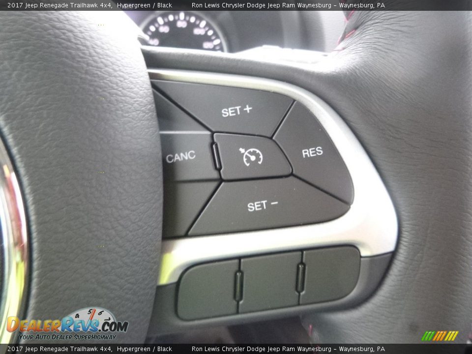 2017 Jeep Renegade Trailhawk 4x4 Hypergreen / Black Photo #19