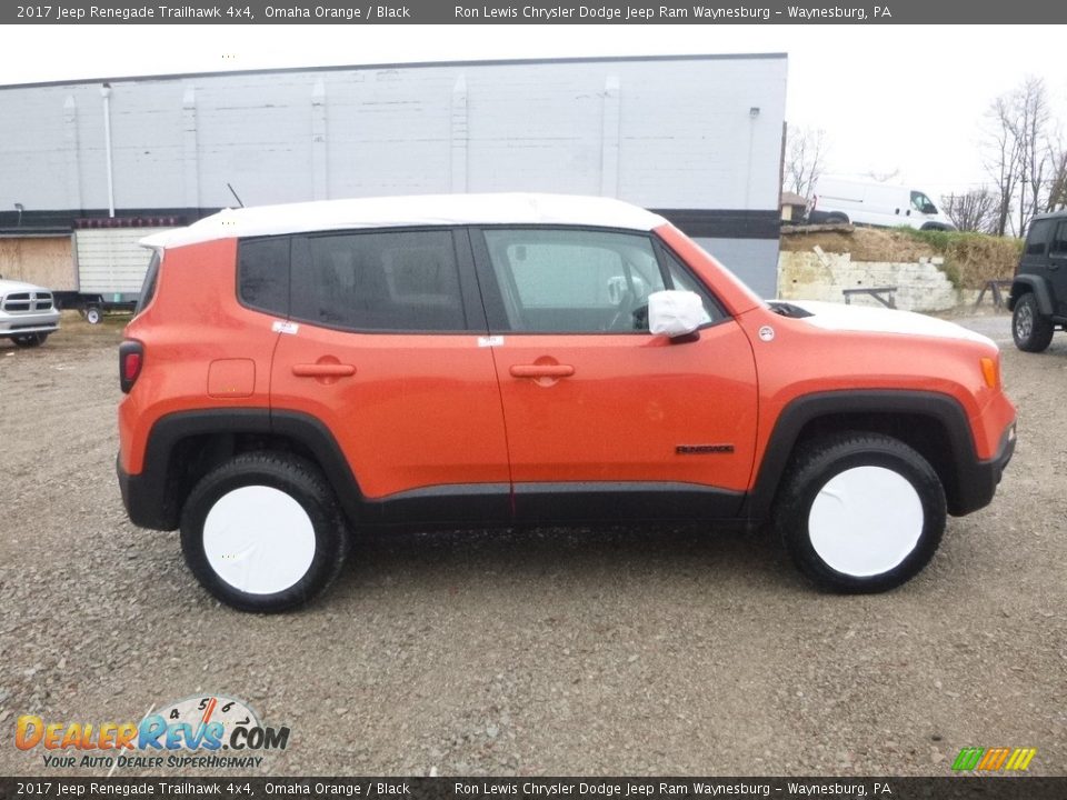 2017 Jeep Renegade Trailhawk 4x4 Omaha Orange / Black Photo #6