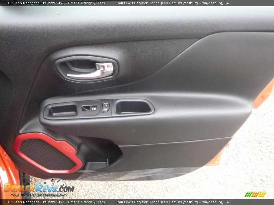 2017 Jeep Renegade Trailhawk 4x4 Omaha Orange / Black Photo #11