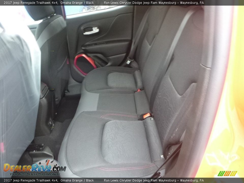 2017 Jeep Renegade Trailhawk 4x4 Omaha Orange / Black Photo #12