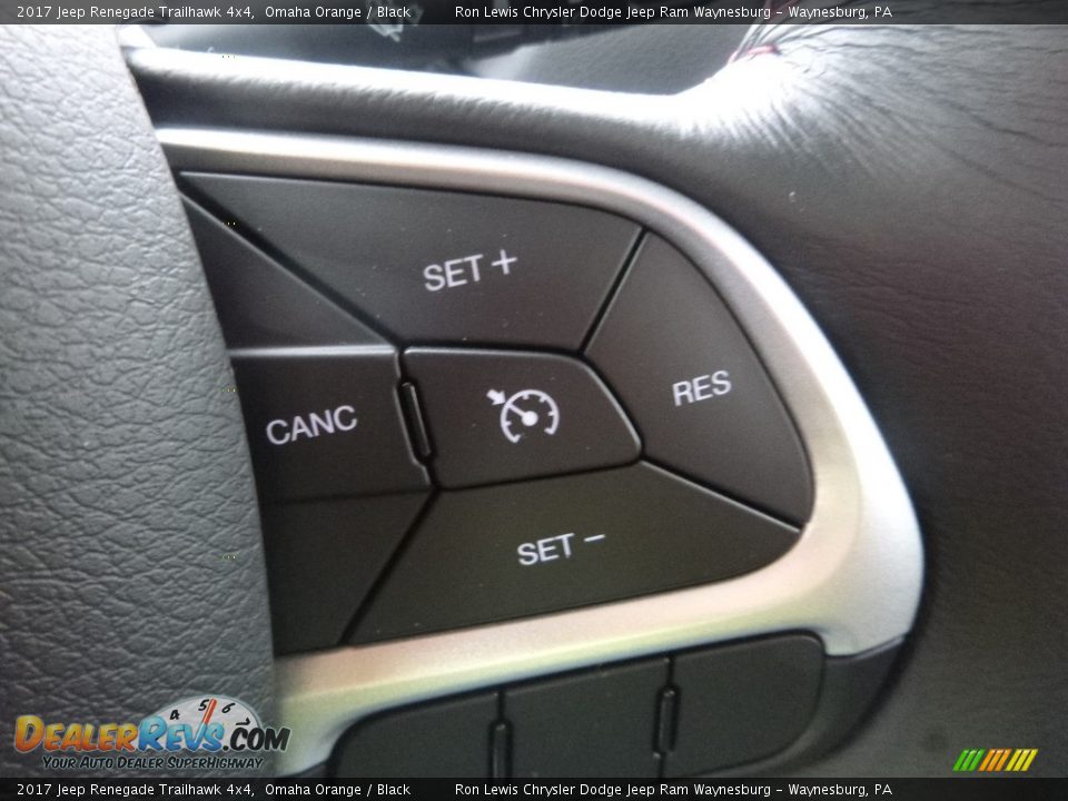 2017 Jeep Renegade Trailhawk 4x4 Omaha Orange / Black Photo #18