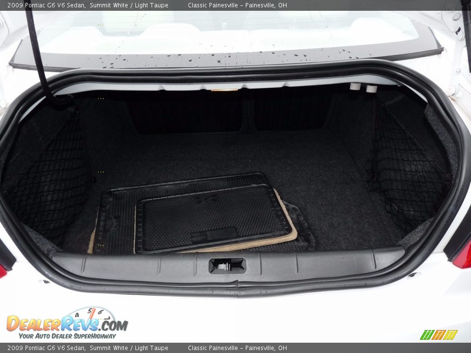 2009 Pontiac G6 V6 Sedan Summit White / Light Taupe Photo #10