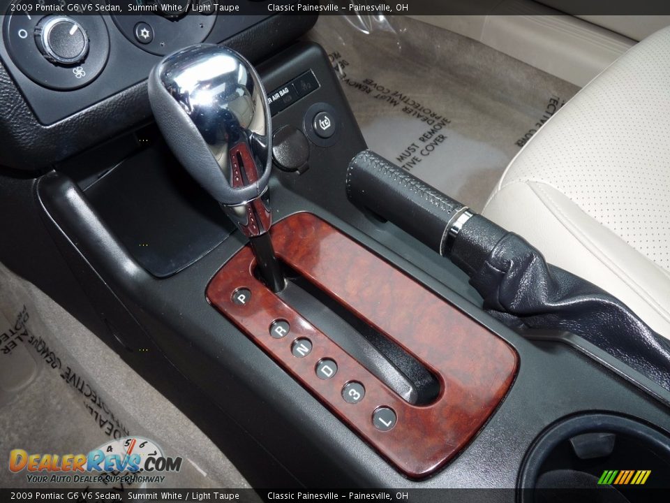2009 Pontiac G6 V6 Sedan Summit White / Light Taupe Photo #15