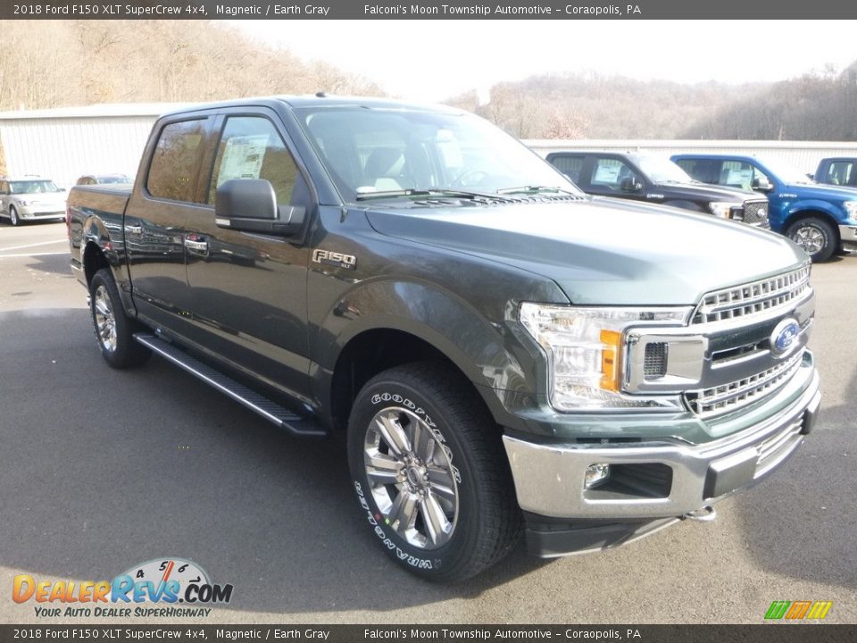 2018 Ford F150 XLT SuperCrew 4x4 Magnetic / Earth Gray Photo #3