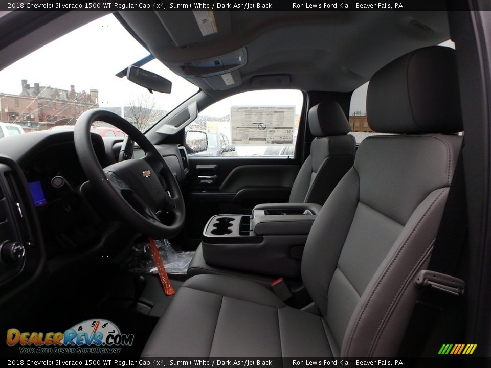 2018 Chevrolet Silverado 1500 WT Regular Cab 4x4 Summit White / Dark Ash/Jet Black Photo #12