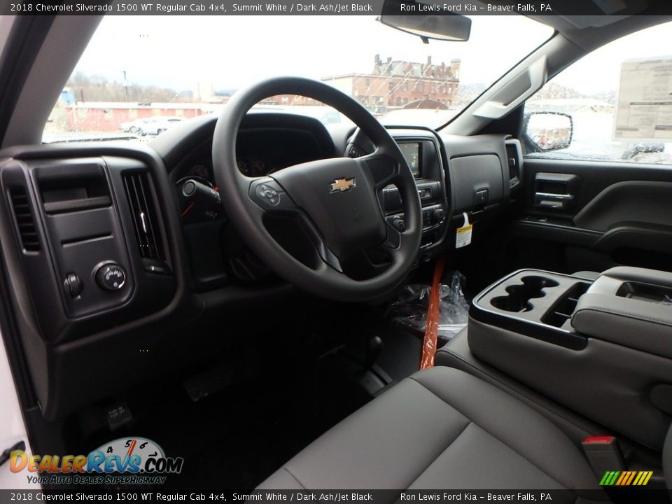 2018 Chevrolet Silverado 1500 WT Regular Cab 4x4 Summit White / Dark Ash/Jet Black Photo #13