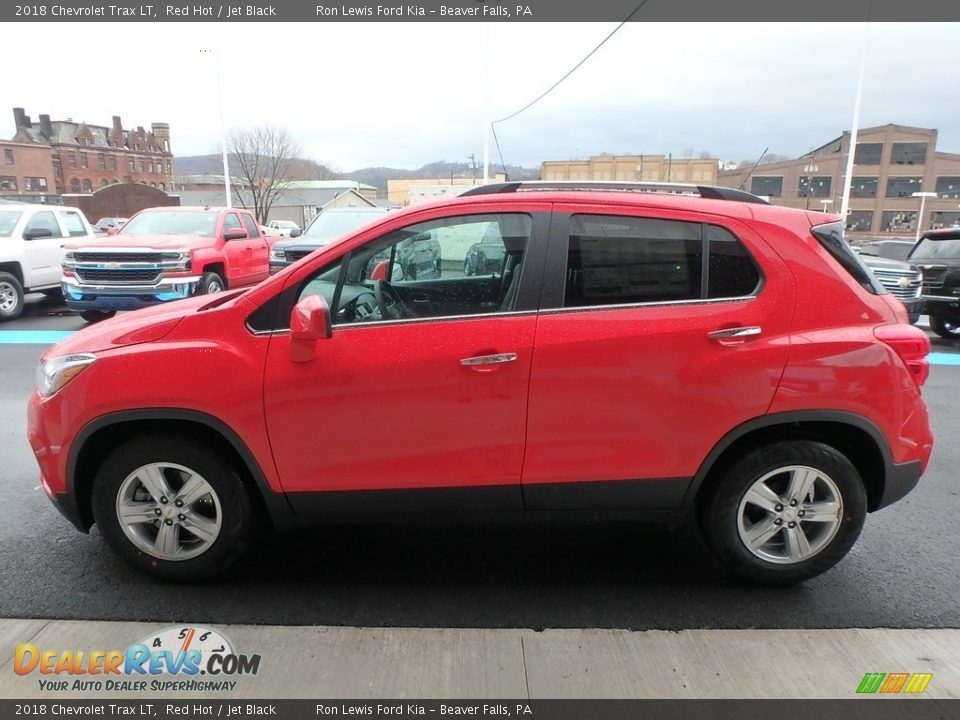 Red Hot 2018 Chevrolet Trax LT Photo #6