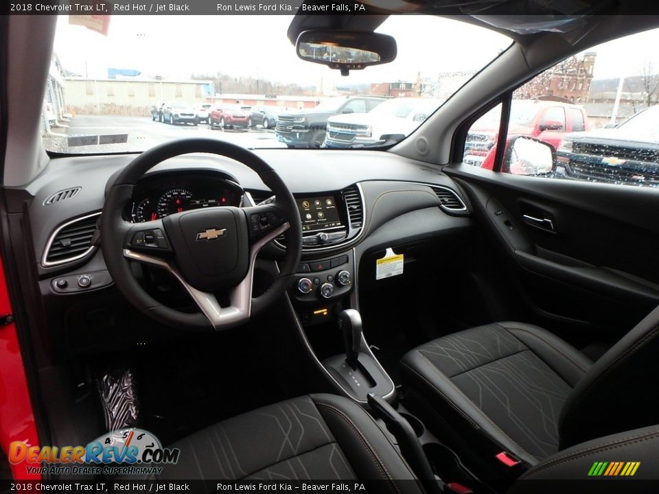 Jet Black Interior - 2018 Chevrolet Trax LT Photo #13