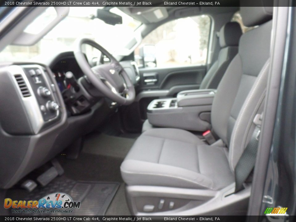 2018 Chevrolet Silverado 2500HD LT Crew Cab 4x4 Graphite Metallic / Jet Black Photo #17