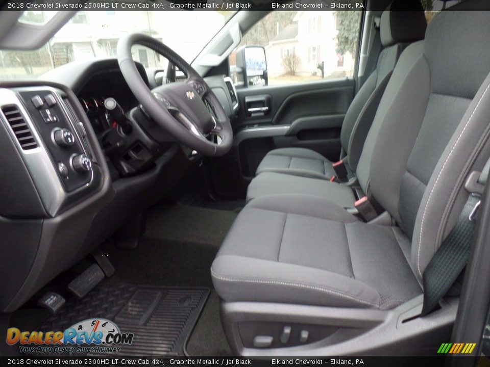 2018 Chevrolet Silverado 2500HD LT Crew Cab 4x4 Graphite Metallic / Jet Black Photo #18