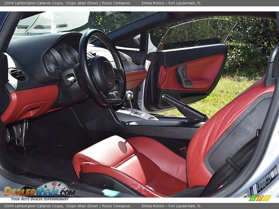 Rosso Centaurus Interior - 2004 Lamborghini Gallardo Coupe Photo #39