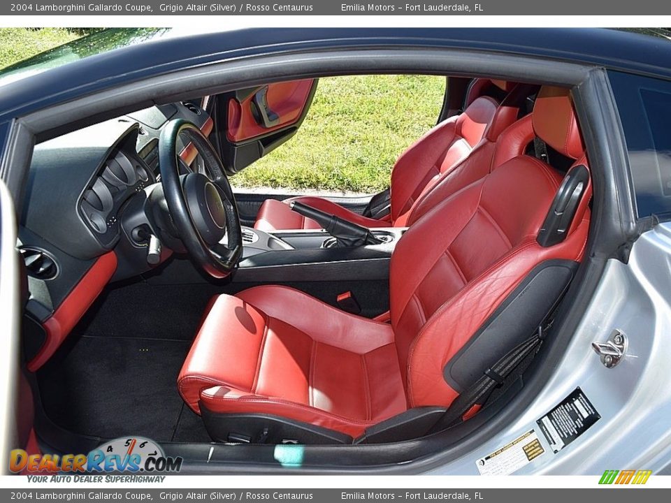 Front Seat of 2004 Lamborghini Gallardo Coupe Photo #48