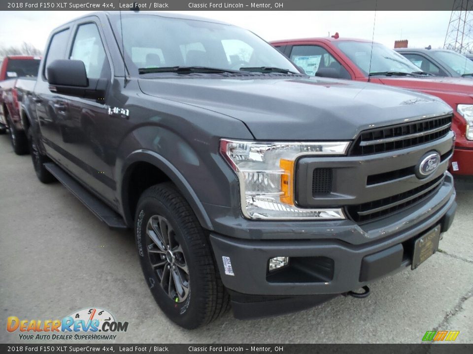 2018 Ford F150 XLT SuperCrew 4x4 Lead Foot / Black Photo #1