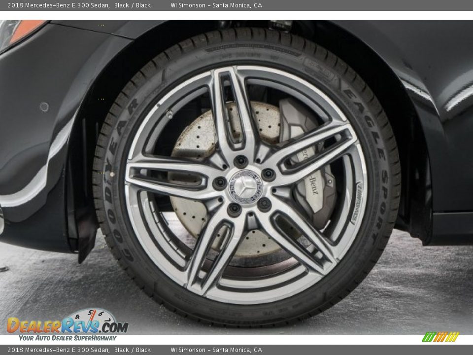 2018 Mercedes-Benz E 300 Sedan Black / Black Photo #9