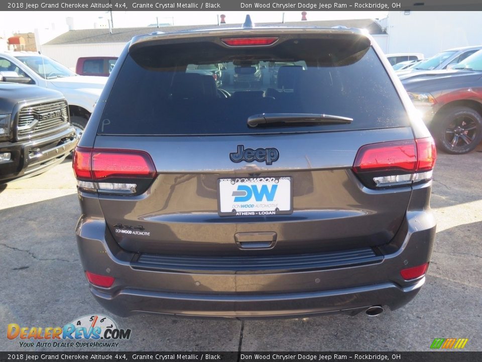 2018 Jeep Grand Cherokee Altitude 4x4 Granite Crystal Metallic / Black Photo #7
