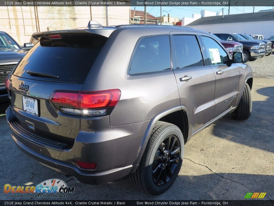 2018 Jeep Grand Cherokee Altitude 4x4 Granite Crystal Metallic / Black Photo #8