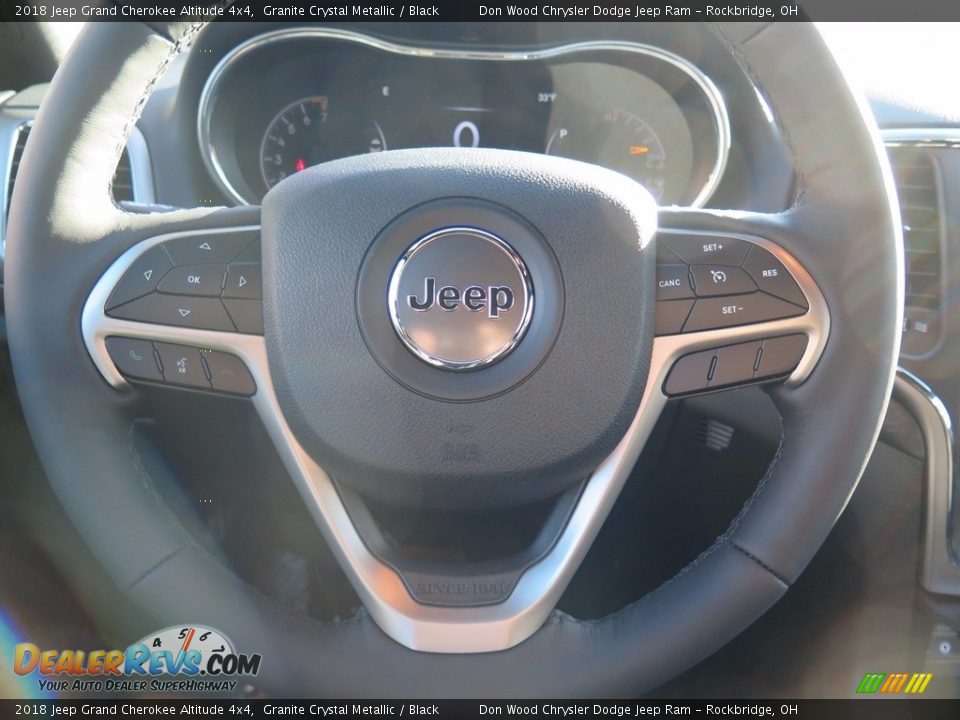 2018 Jeep Grand Cherokee Altitude 4x4 Granite Crystal Metallic / Black Photo #10