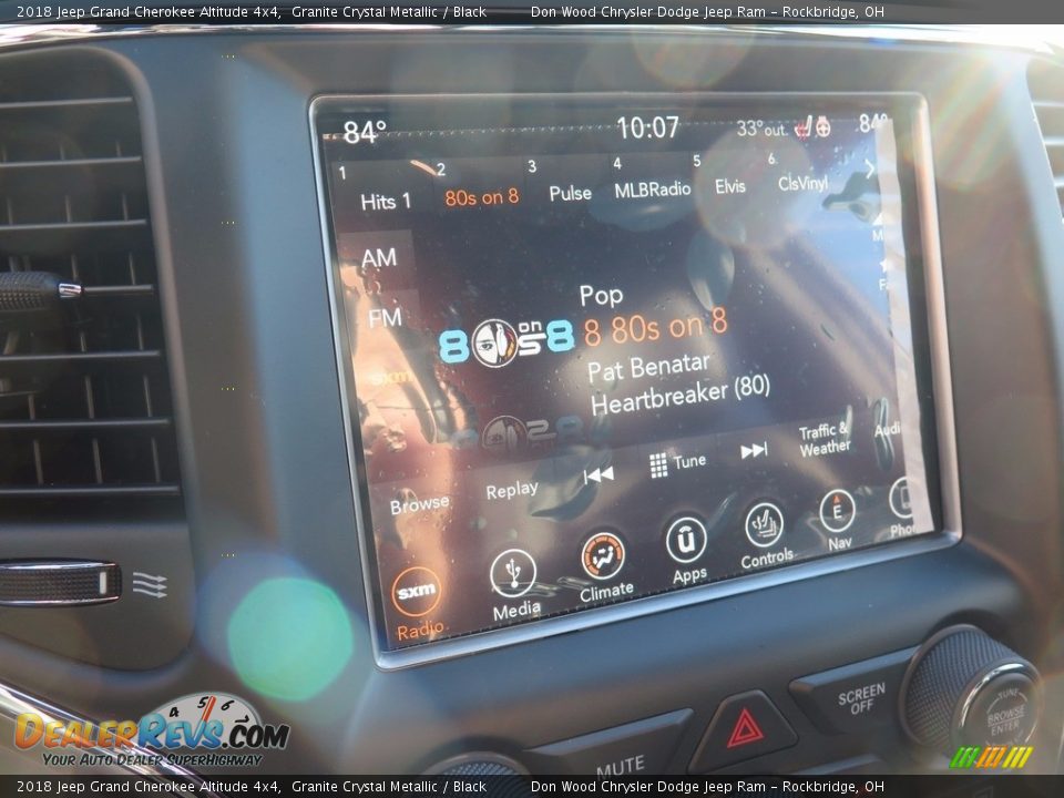 2018 Jeep Grand Cherokee Altitude 4x4 Granite Crystal Metallic / Black Photo #12
