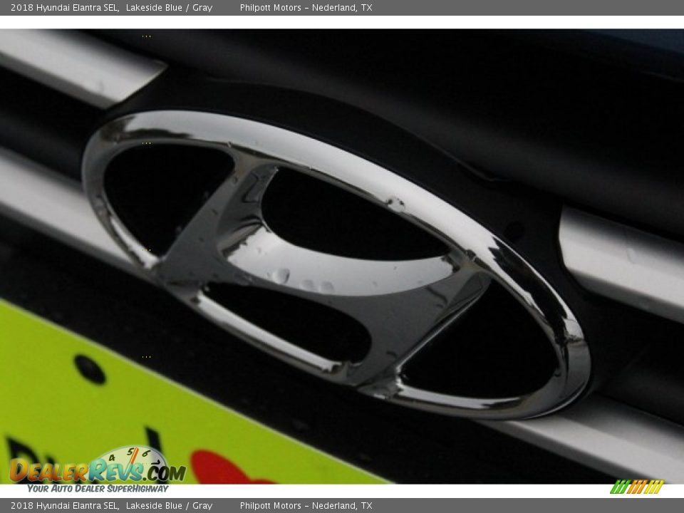 2018 Hyundai Elantra SEL Lakeside Blue / Gray Photo #4