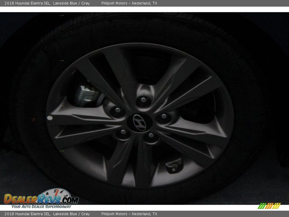 2018 Hyundai Elantra SEL Lakeside Blue / Gray Photo #5