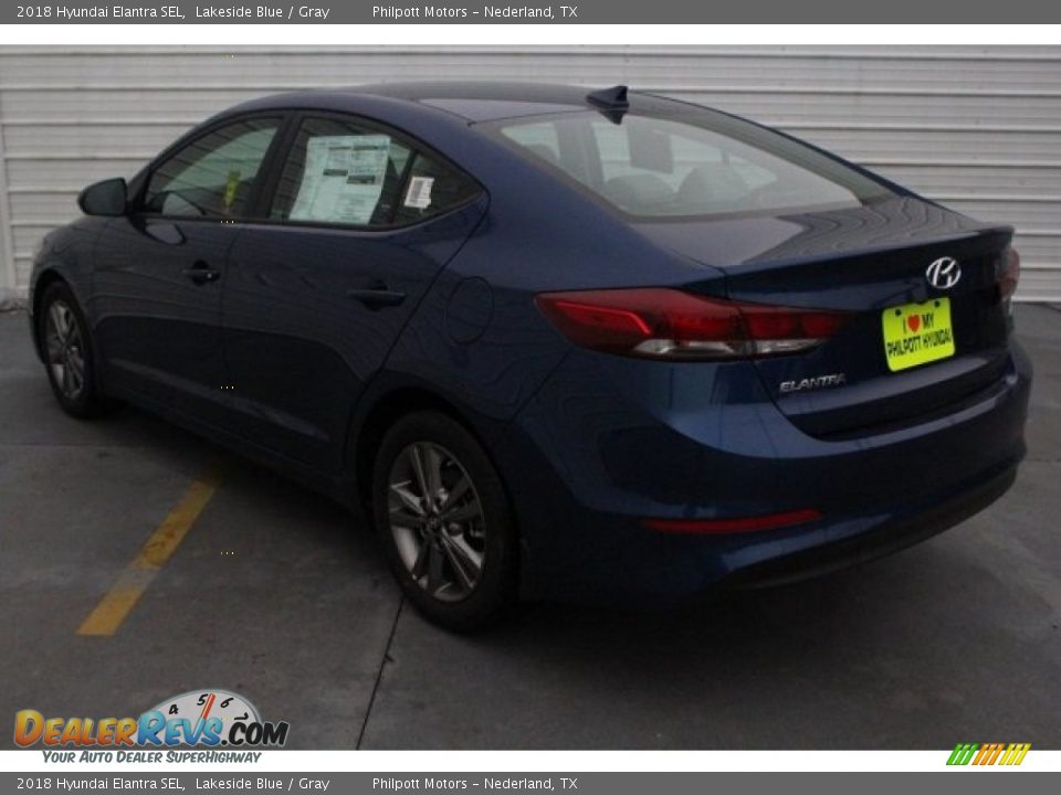 2018 Hyundai Elantra SEL Lakeside Blue / Gray Photo #6