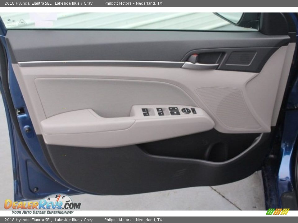2018 Hyundai Elantra SEL Lakeside Blue / Gray Photo #9
