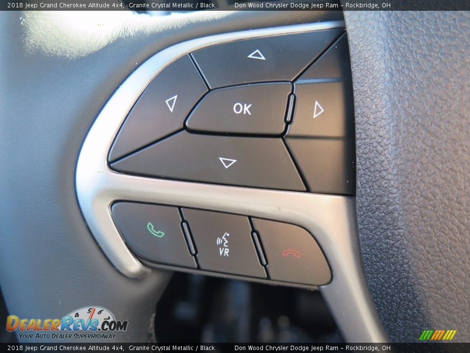 2018 Jeep Grand Cherokee Altitude 4x4 Granite Crystal Metallic / Black Photo #21