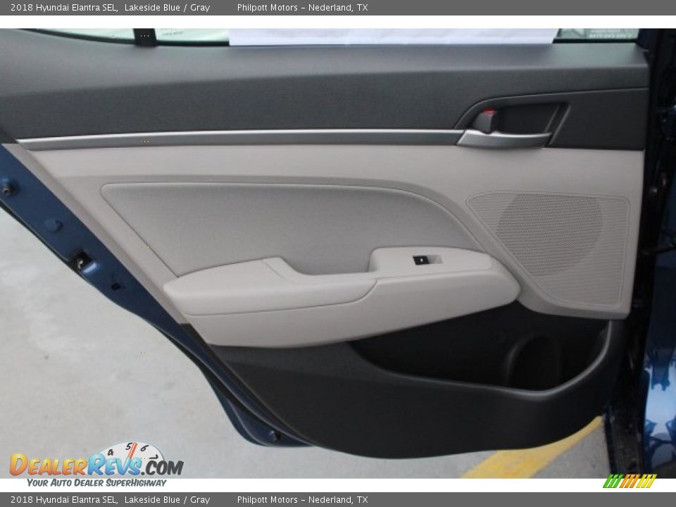 2018 Hyundai Elantra SEL Lakeside Blue / Gray Photo #20