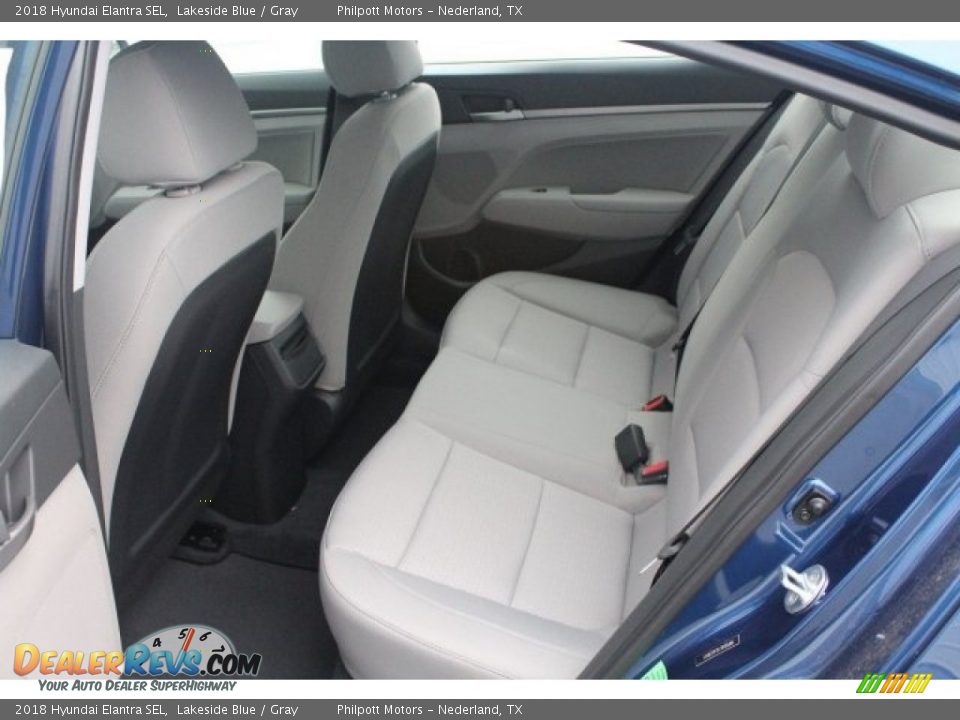 2018 Hyundai Elantra SEL Lakeside Blue / Gray Photo #21
