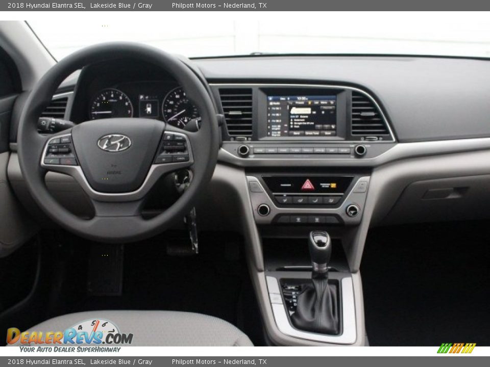 2018 Hyundai Elantra SEL Lakeside Blue / Gray Photo #22