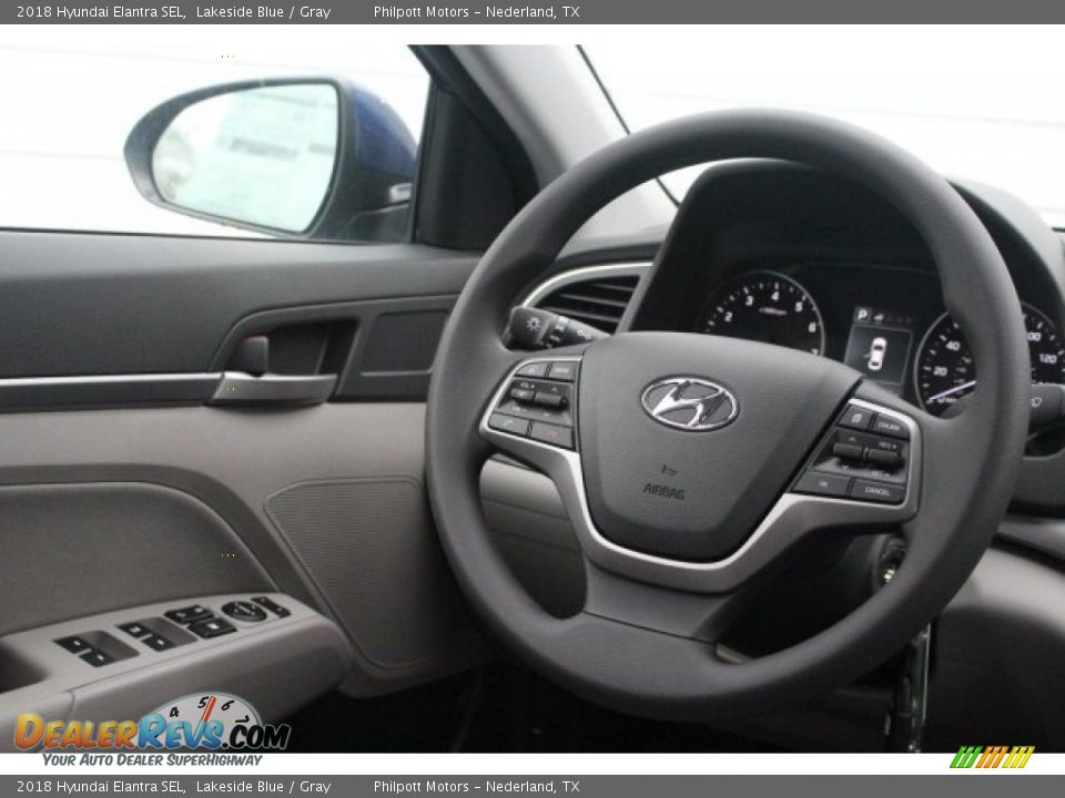 2018 Hyundai Elantra SEL Lakeside Blue / Gray Photo #23