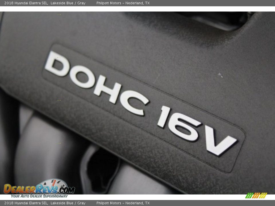 2018 Hyundai Elantra SEL Lakeside Blue / Gray Photo #26