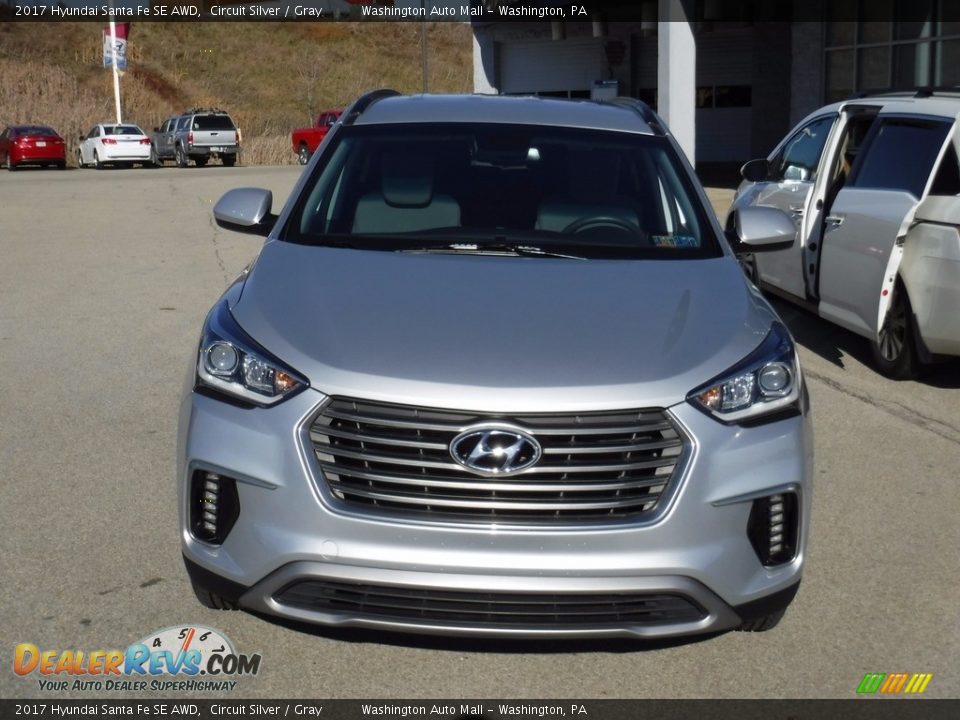2017 Hyundai Santa Fe SE AWD Circuit Silver / Gray Photo #4