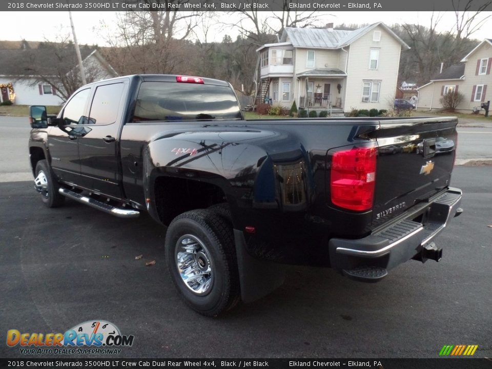 2018 Chevrolet Silverado 3500HD LT Crew Cab Dual Rear Wheel 4x4 Black / Jet Black Photo #5