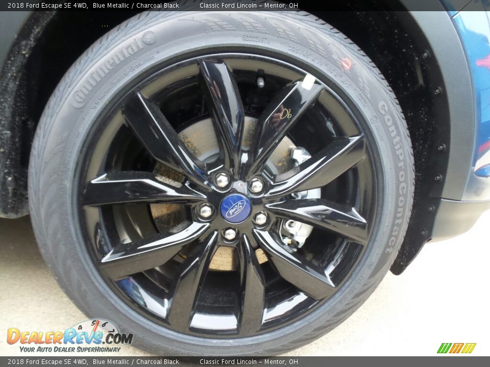 2018 Ford Escape SE 4WD Blue Metallic / Charcoal Black Photo #6