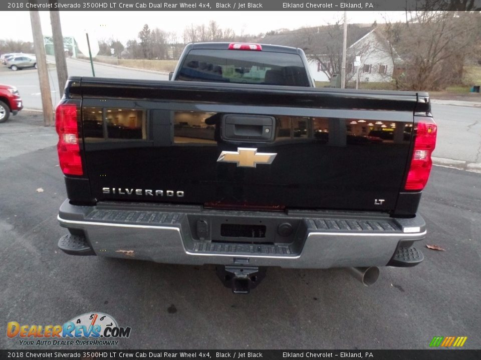 2018 Chevrolet Silverado 3500HD LT Crew Cab Dual Rear Wheel 4x4 Black / Jet Black Photo #6