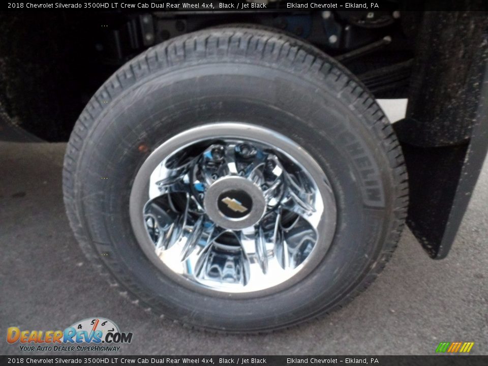 2018 Chevrolet Silverado 3500HD LT Crew Cab Dual Rear Wheel 4x4 Black / Jet Black Photo #9