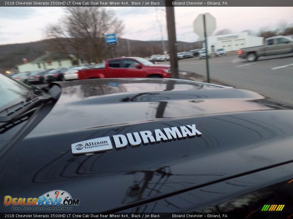 2018 Chevrolet Silverado 3500HD LT Crew Cab Dual Rear Wheel 4x4 Black / Jet Black Photo #14