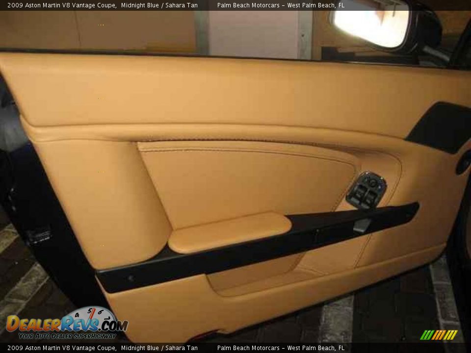 2009 Aston Martin V8 Vantage Coupe Midnight Blue / Sahara Tan Photo #10