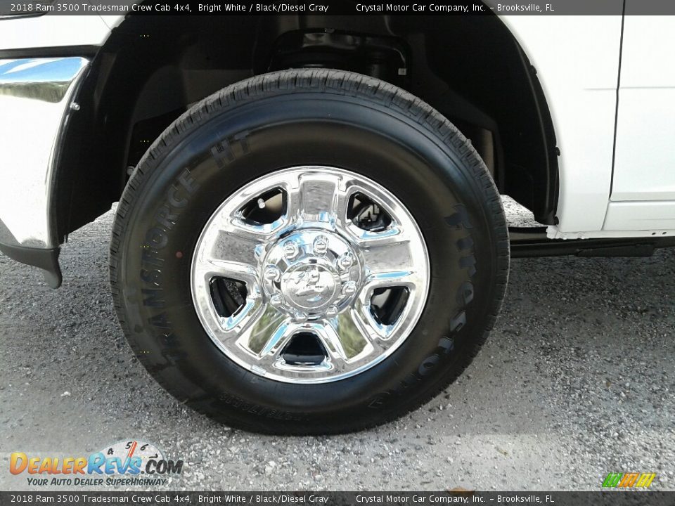 2018 Ram 3500 Tradesman Crew Cab 4x4 Bright White / Black/Diesel Gray Photo #20
