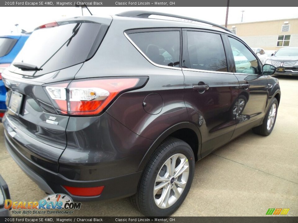 2018 Ford Escape SE 4WD Magnetic / Charcoal Black Photo #3