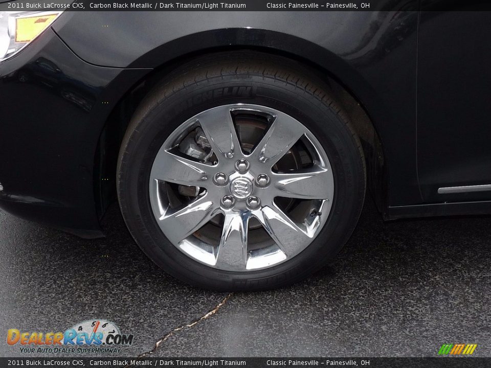 2011 Buick LaCrosse CXS Carbon Black Metallic / Dark Titanium/Light Titanium Photo #5
