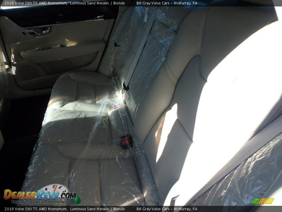 2018 Volvo S90 T5 AWD Momentum Luminous Sand Metallic / Blonde Photo #8